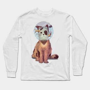 Cats like fish Long Sleeve T-Shirt